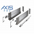 Висувна система AXIS PRO зі скляними боковинками Графіт